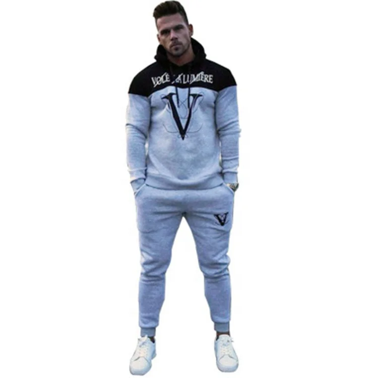 

mens jogger wholesale blank sweat suits tracksuits for men, Custom color
