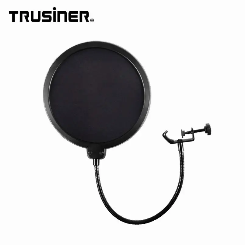 Double Layer Flexible Studio Microphone Mic Wind Screen Shied Pop Filter