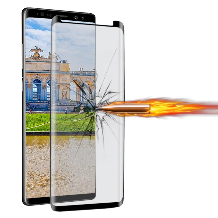 

3D Curved Tempered Glass Screen Protector For Samsung Note 9 Screen Protector, Transparent