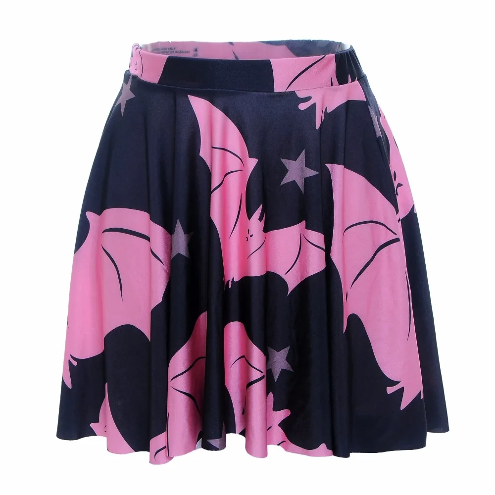 

Skt1012 Pacman 3D Digital Printed short Dress S-4xl Short mini Skirt, Multicolor