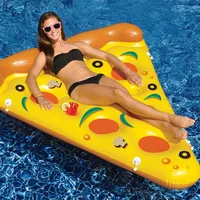 

Water Mattress Pool Toys Inflatable Pizza Slice Pool Float