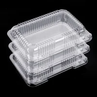 

Custom Packaging Box Clear Plastic Clamshell Biodegradable Disposable Pet Food Container for Food