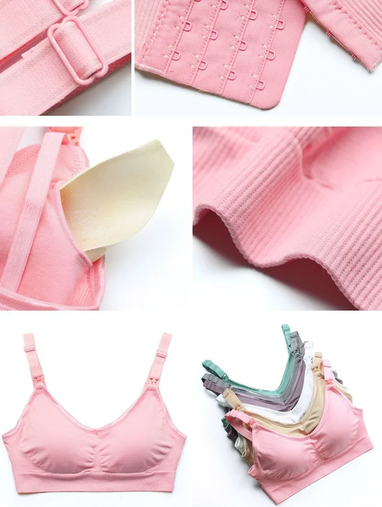 Full Big Cup Sexy Adult Maternity Seamless Breastfeeding Nursing Bra