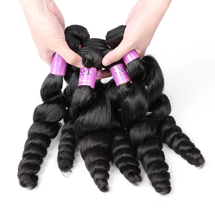 

100% Human hair weave wholesale virgin peruvian hair bundles, Natural color