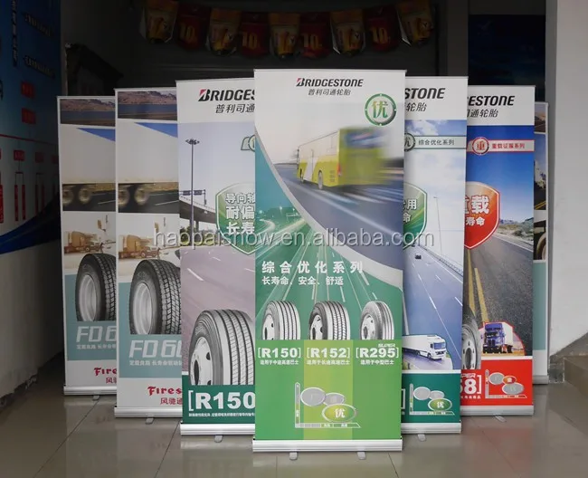 aluminum roll up banner stand