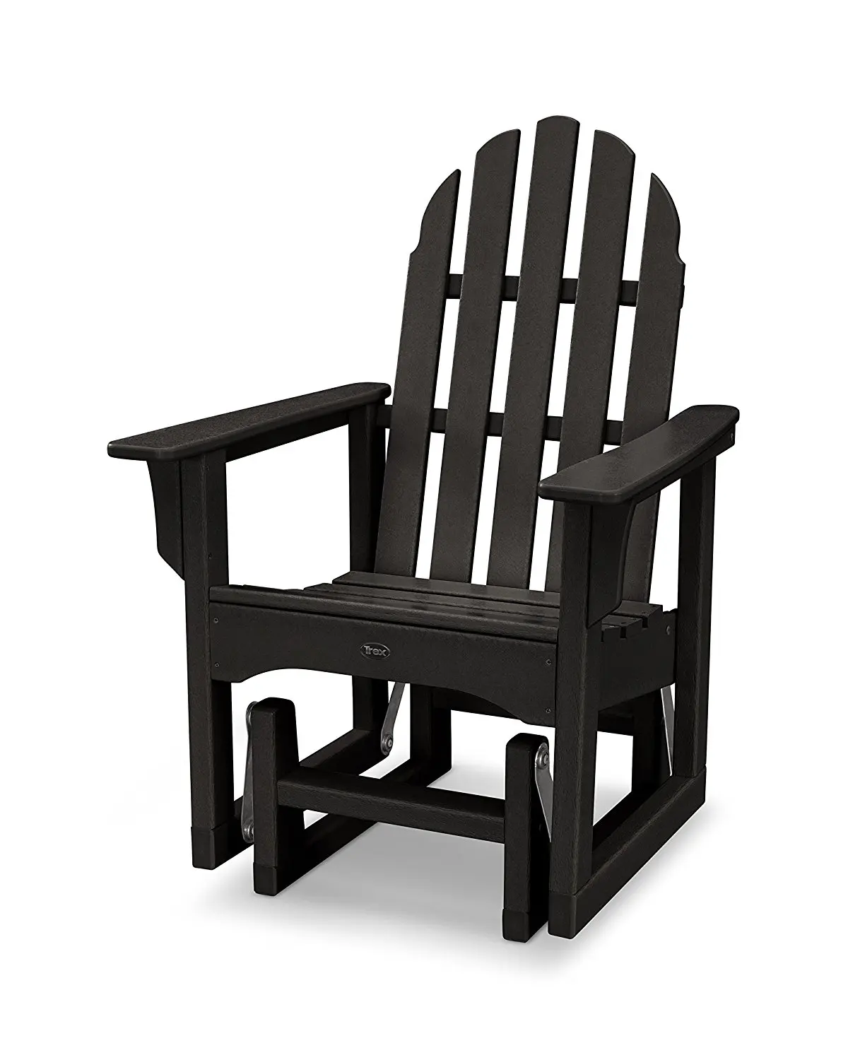 Cape Cod Beach Chair Find Deals On Line Get Quotations Trex Outdoor Furniture Cape Cod Adirondack Glider Chair In Charcoal Black