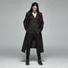 WY-1010 Hot fashion Spring Simple Goth Vampire Master Mid-length coats men
