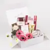 Custom paper cardboard book style magnet cosmetic packaging set gift box
