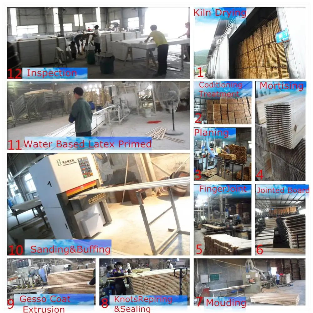 plaiste Primed Pine Flat Dado Rail wood moulding