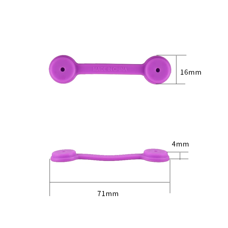 
Unique design silicone magnetic money clip band 