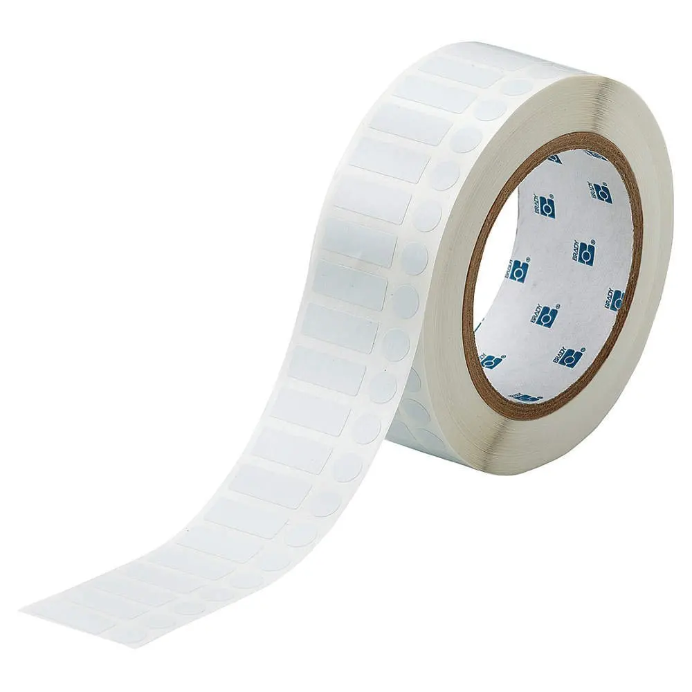 Brady - THT-163-492-3 - Size: 1.000 with 0.375 Diameter vial top label W x 0.375 H (25.400 mm with 9.530 mm Diameter vial top label W x 9.530 mm H), Printable Area: 1.000 W x 0.375 H with 0.375 Diameter vial top label (25.400 mm W x 9.530 mm H with
