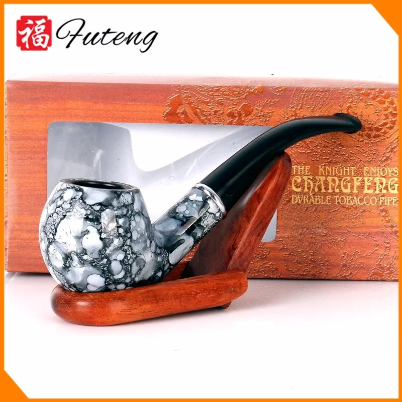 Ft00444 Yiwu Futeng Cheap High Quality Resin Smoking Pipes Tobacco Pipe
