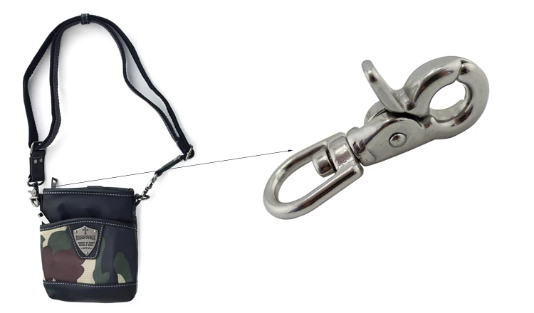 65mm Stainless SS316 Trigger Swivel Snap Hook Lobster Claw Clasp
