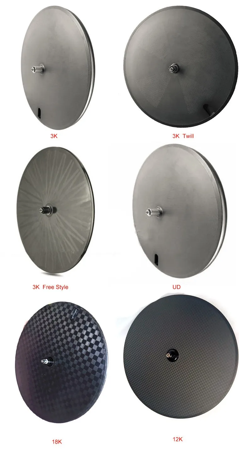 Factory Price Bicycle Disc Wheel Light Track Road Triathlon Carbon Clincher 700c Disc Wheel