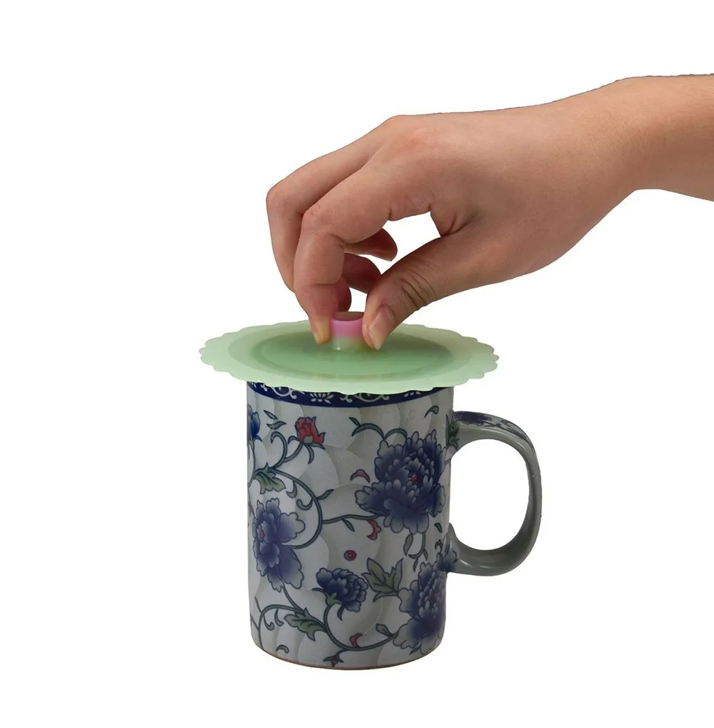 Custom Tableware Tea Cups & Saucers Silicone Coffee Tea Cup Lid Buy
