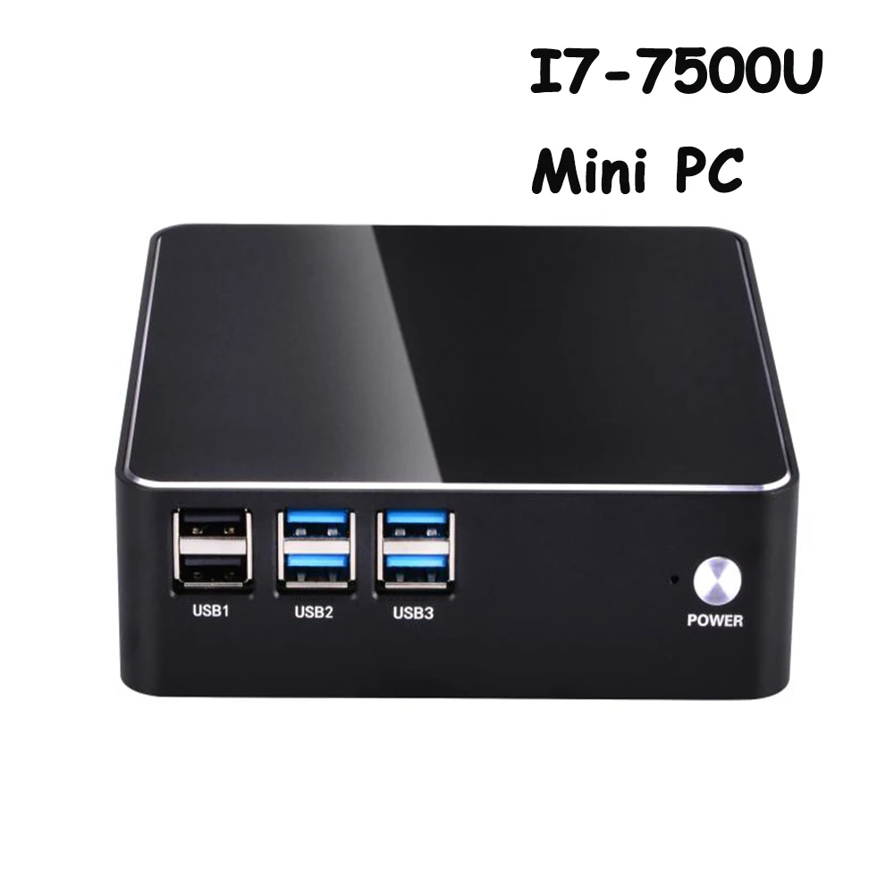 

Core i7 7500U Windows10 Mini PC HD VGA dual display Computer