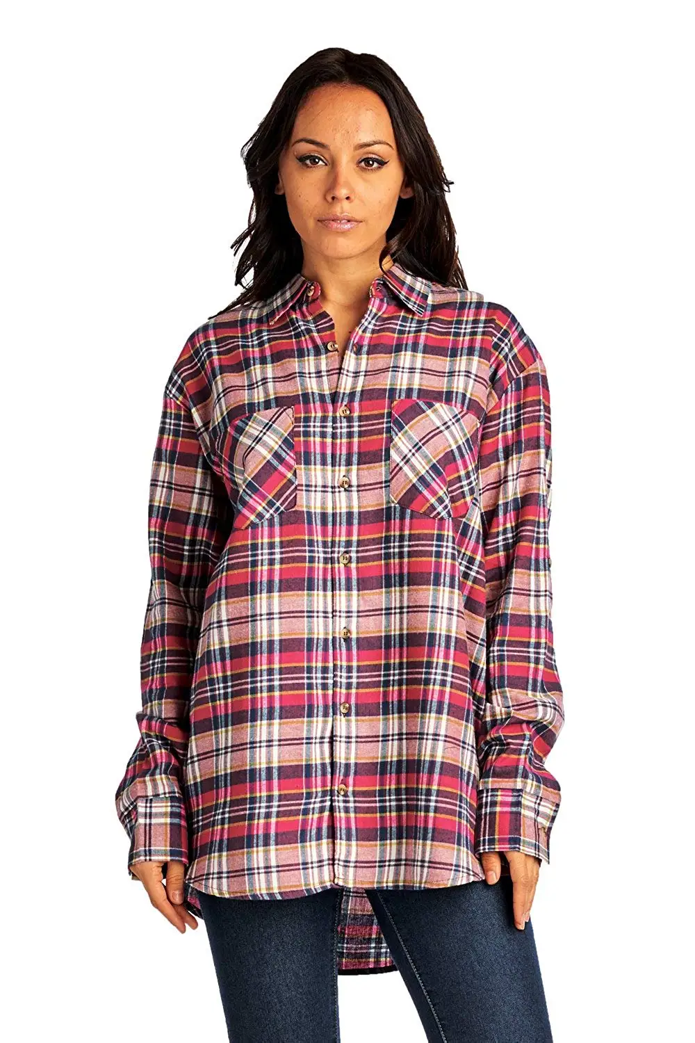 cheap plaid flannel shirts womens