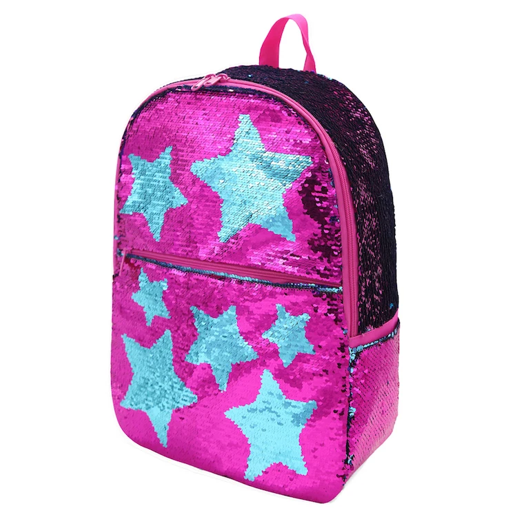 

FERMIDO Teen Glitter Sparkly Back Pack Sequin School Backpack for Girls Kids Cute Elementary Book Bag Bookbag