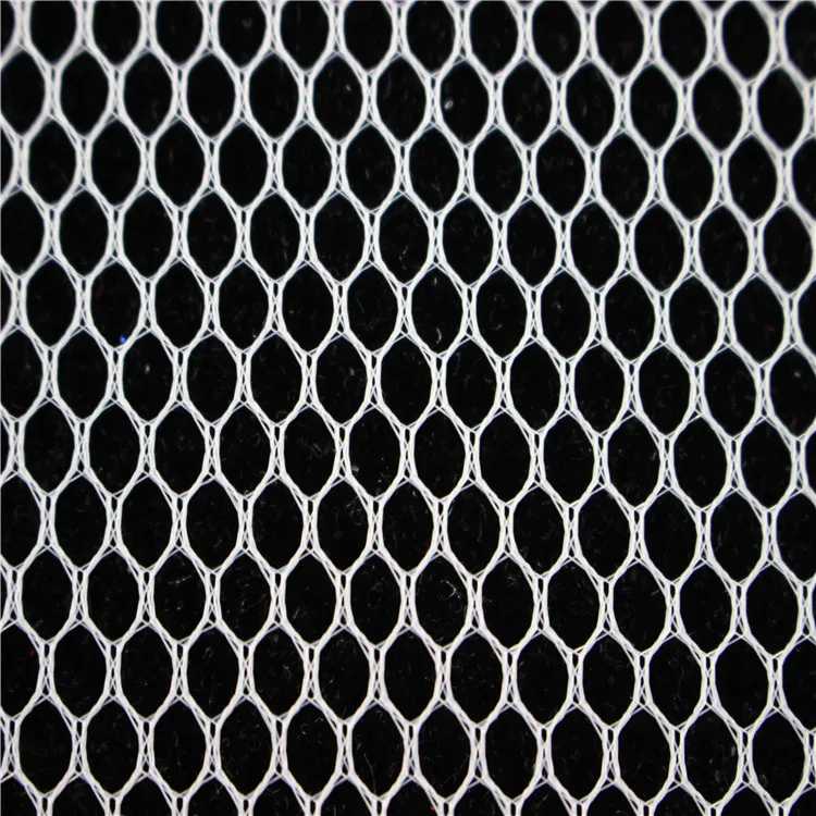 white stretch mesh fabric