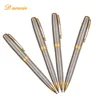 Luxury twist metal ballpoint pens silver metal parts pen from jiangxi factory price metal ball pen