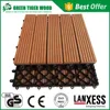 waterproof outdoor DIY wpc decking tile for balcony, swimming pool