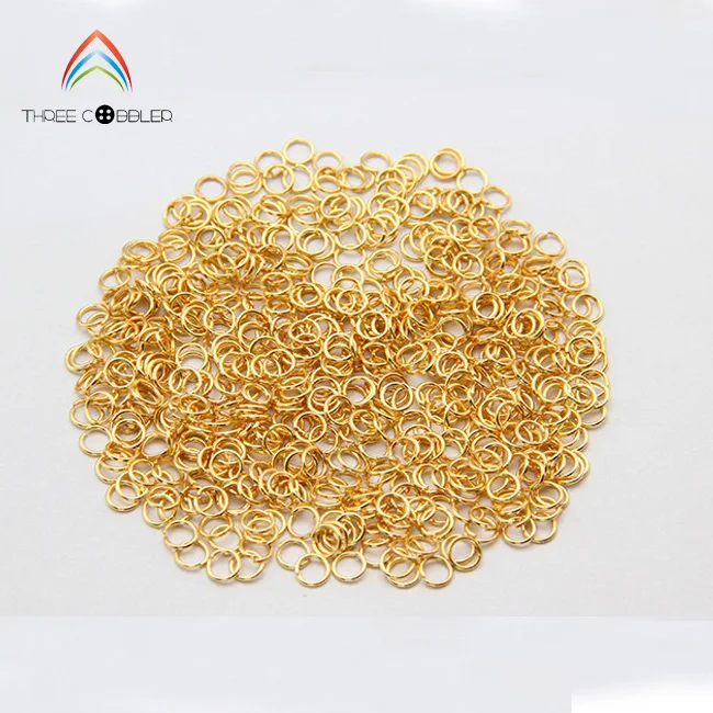 

IR001 Jewelry findings Wholesale gold plated color metal jump ring
