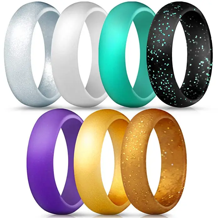 Silicone Wedding Ring Women Latest Style Jewelry Silicone Wedding Brand Finger Ring