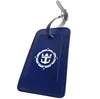 Blue classic window luggage tag can be printed with patterns