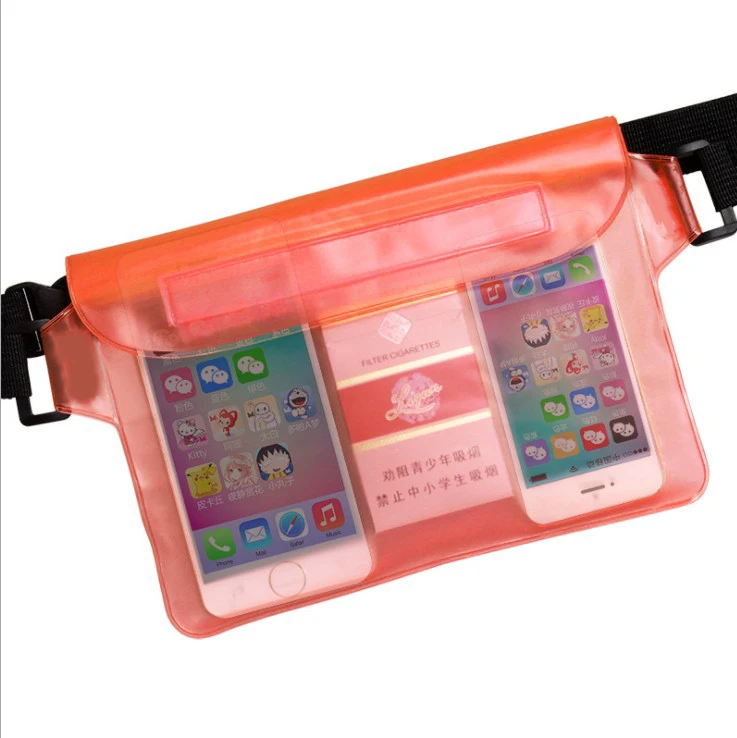 

Low Moq Sample Supply Custom Waterproof Clear Fanny Packs Pvc Waist Bag, 9 colors