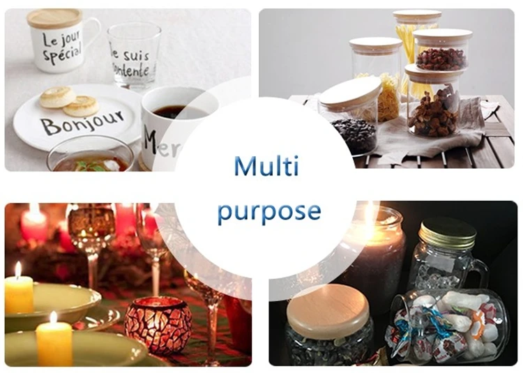 The Rose Gold Metal Lid Candle Holder Lid and Candle Jar Lid