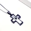 2019 new titanium steel necklace, inlaid shell, novel fashion, ladies charm jewelry