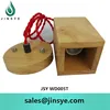 Wood Turned Pendant Light with ceiling rose