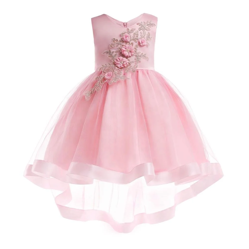

new arrival girls christmas dress wear 2019 kids girls party dresses princess party dresses, Pink;red
