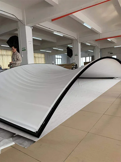 Curved fixed frame Projector Screen,projection screen,180 degree curved projection screen ,xyscreen
