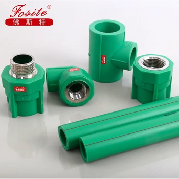 Iso Certified Different Diameter Ppr Tube / Pipe And Pipe Fittings ...