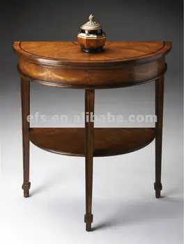 Butler Demilune Console Table In Heritage W Maple Border Efs A Butler Demilune Console Table In Heritage W Maple Border Efs A T241