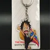 Wholesale Japanese One Piece Luffy Chopper Acrylic Keychain Kawaii Key chains For Children Cosplay Pendant