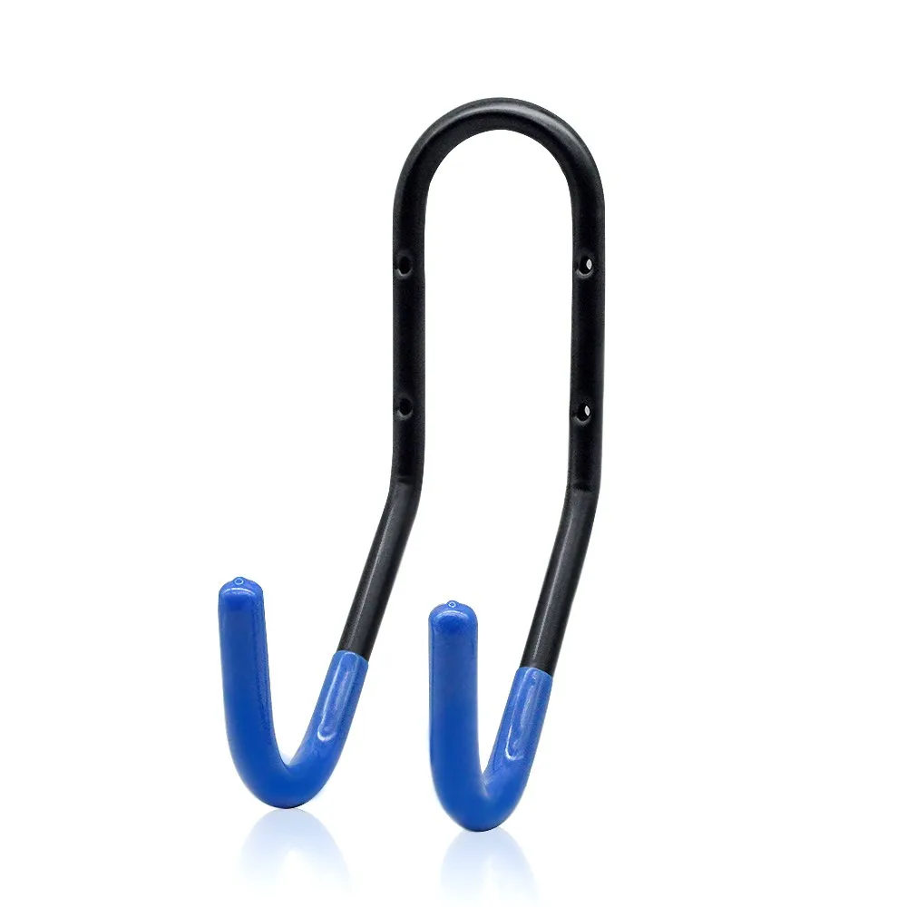 

HIgh-Quailty Bike Stand PVC Coating Bike Wall Hook for 24-29" Bikes, Black and blue