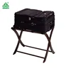 Luxury Hotel Luggage Rack Stand with Wooden Vintage Folding Contour Leg