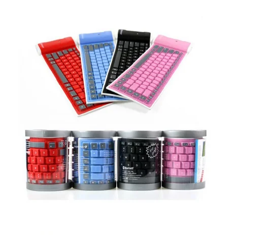 
Portable flexible custom wireless keyboard 2.4g wireless keyboard bluetooth keyboard 