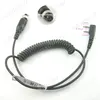 Earphone connector plug cable For Kenwood two way radio TK-360 TK-360G