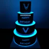Popular in night club VIP LED Birthday Cake Bottle Presenter Holder