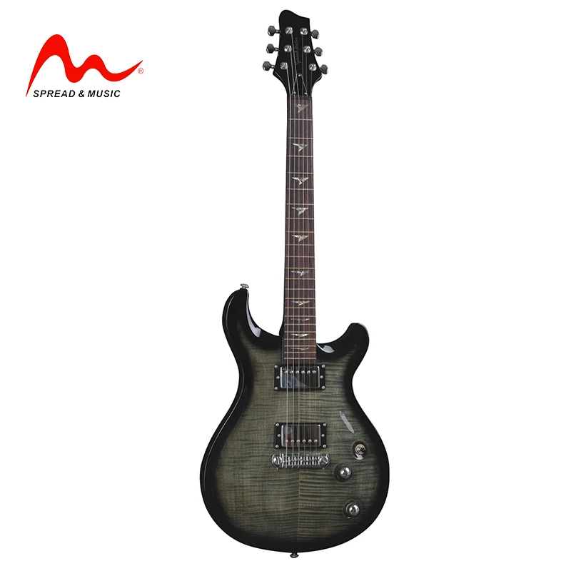 

High quality guitar flamed maple glossy electric guitar for wholesales EG-A32FL