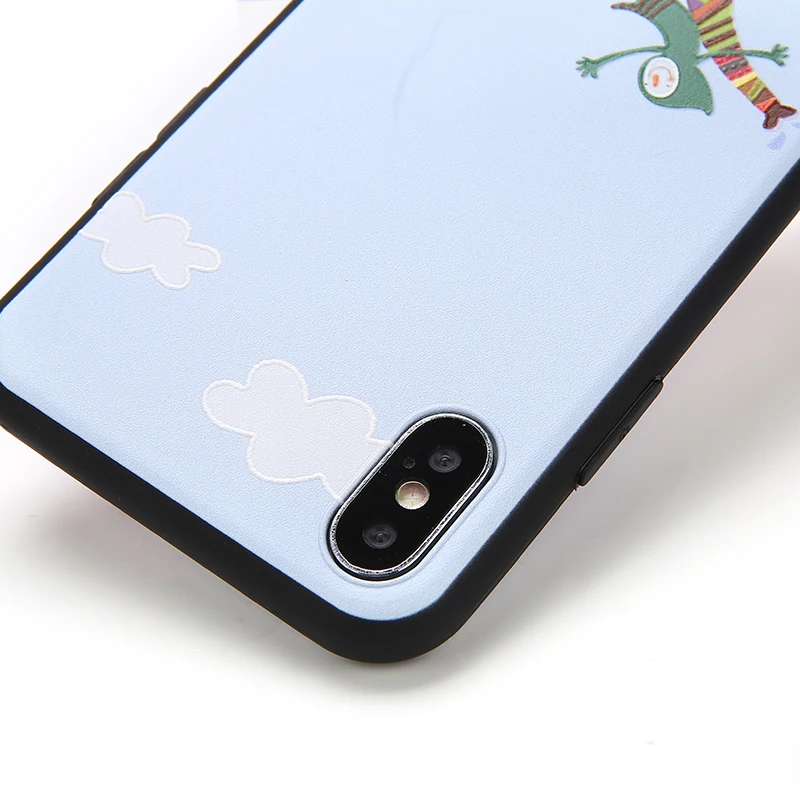 Custom Cute Cartoon 3D Cat Emboss Silicone Mobile Phone Case For iPhone 14 14pro max ,Mobile Phone Accessories