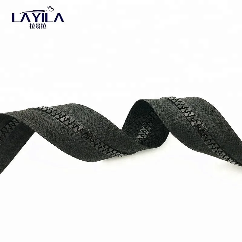 
No.5 open end black color vislon coat zipper for sale 