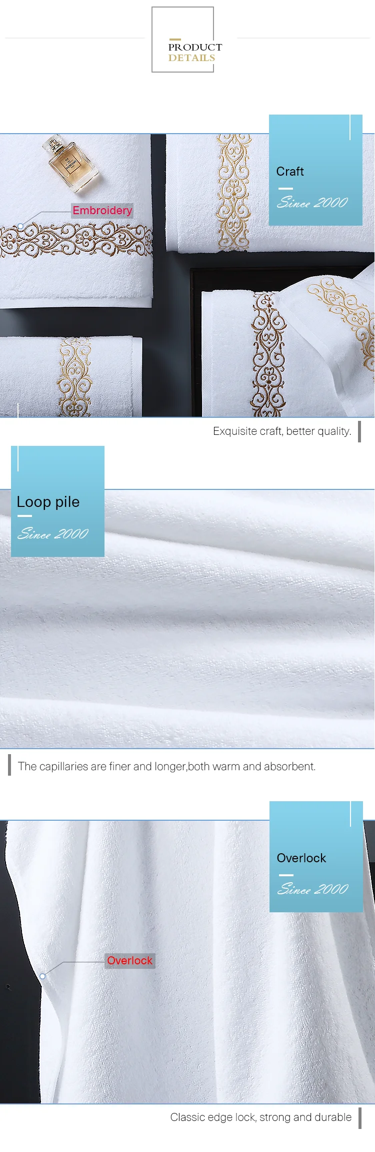 hotel luxuri compress hand 100% cotton antibacteri bath towel