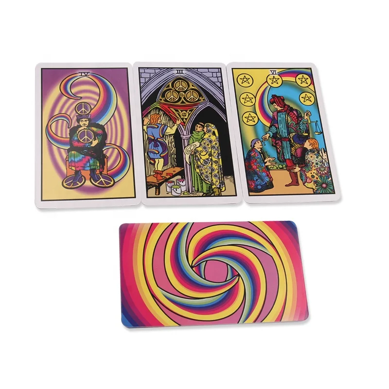 Wjpc Mini Tarot Cards Cheap Custom Print Tarot Card Size Playing Cards