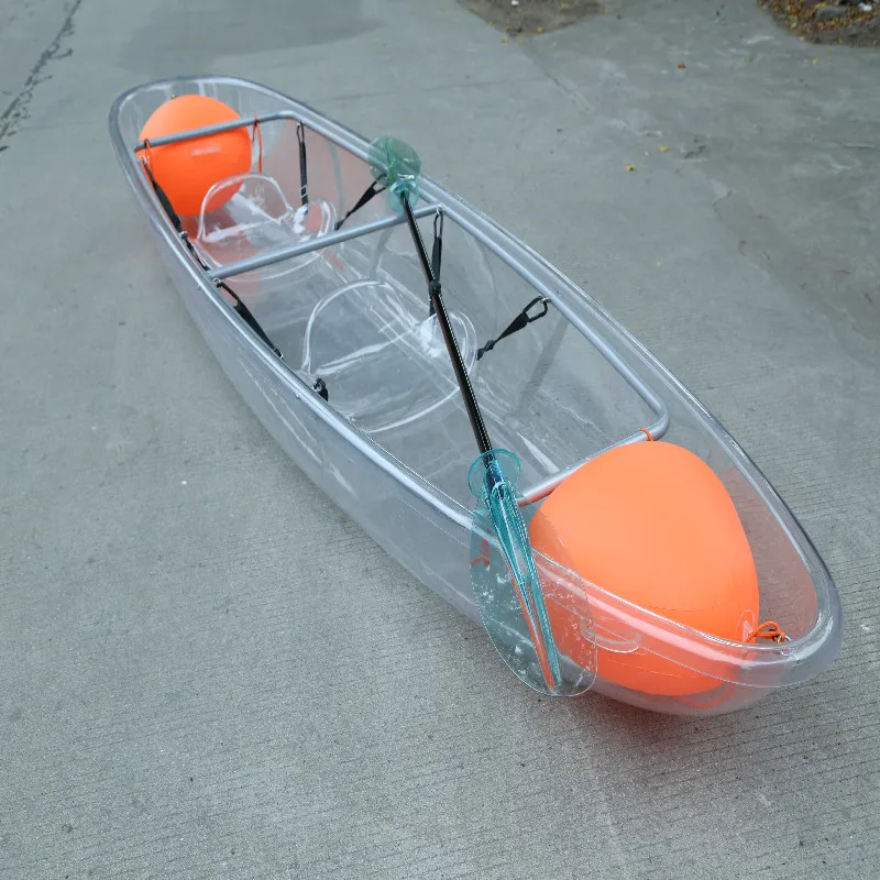 

Transparent Crystal Clear Kayak 2 Persons Touring Kayak Wholesale with CE certification