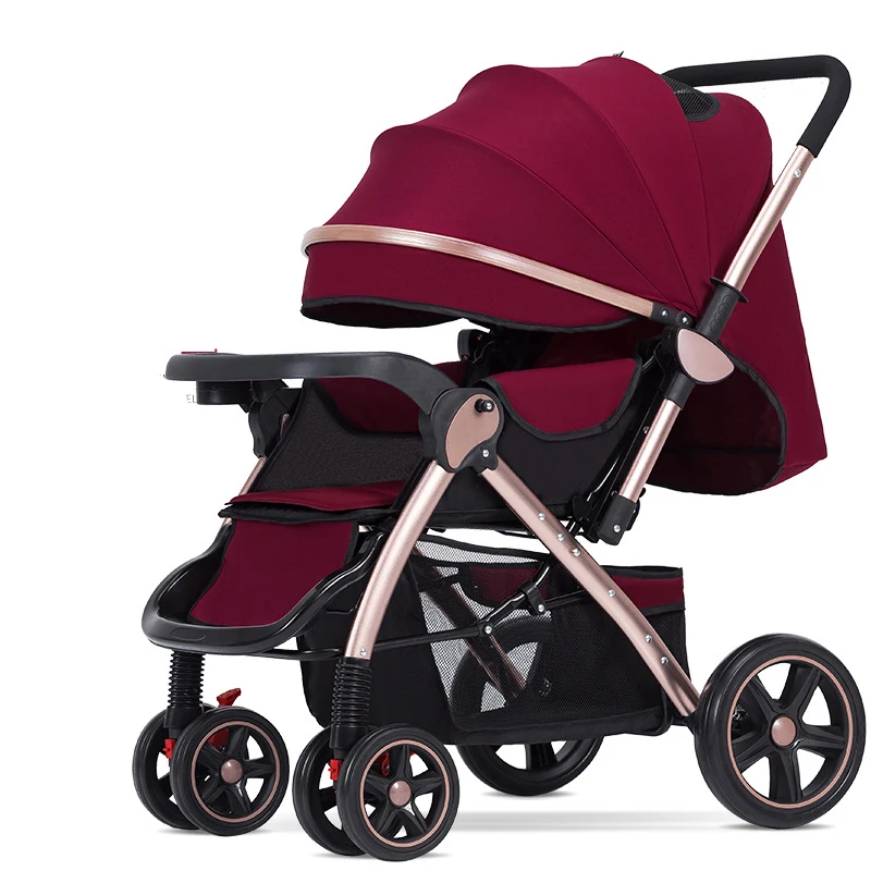 Cheap Price Steel Baby Umbrella Stroller With Big Wheels For Doll