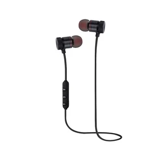 Wireless Ear Metal Earphones Microphone